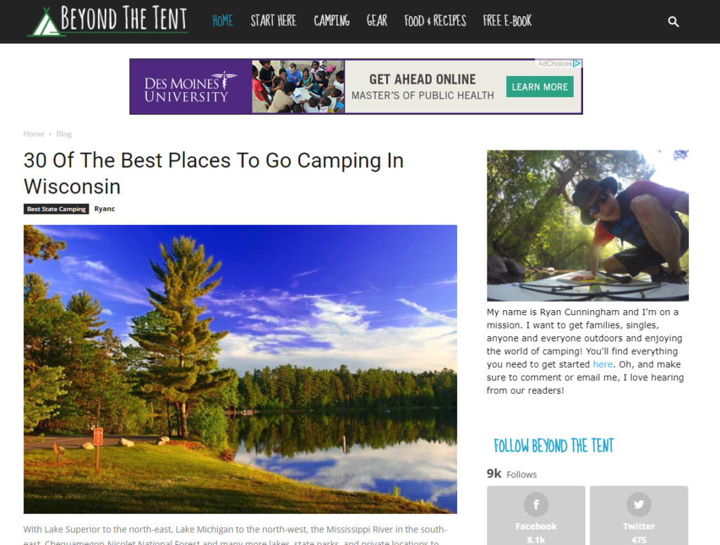 20 Of the Best Camping Blogs Hospitality Management Degrees